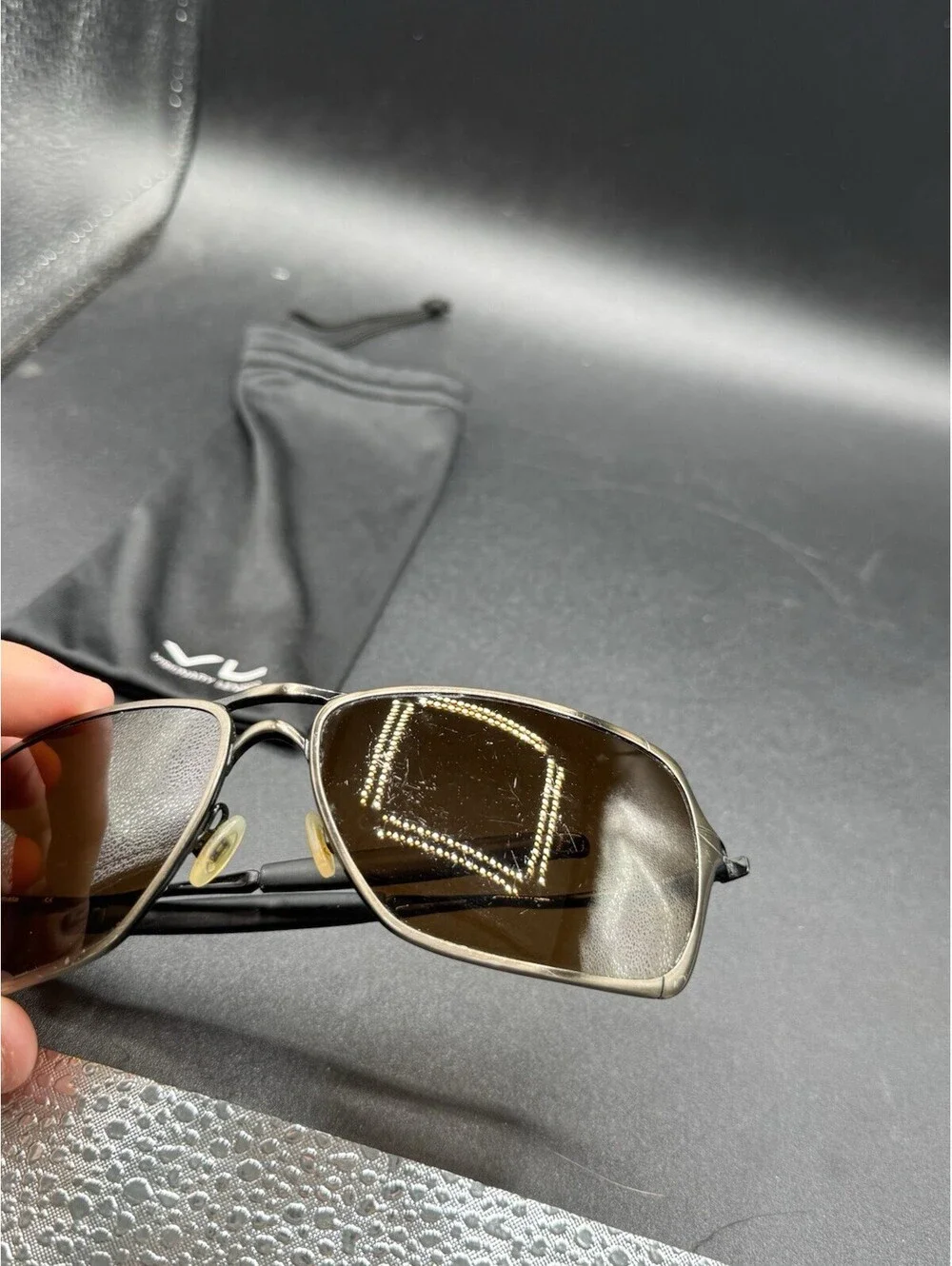 Oakley Inmate Brushed Dark Chrome/Matte Black/Dark Bronze 05-633